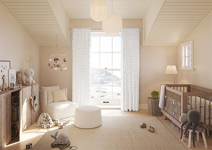 Faceted, Marshmallow - Made to Measure Curtains - Image 14